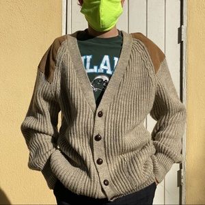 VINTAGE DULYN KNITWEAR BRITISH WOOL CARDIGAN